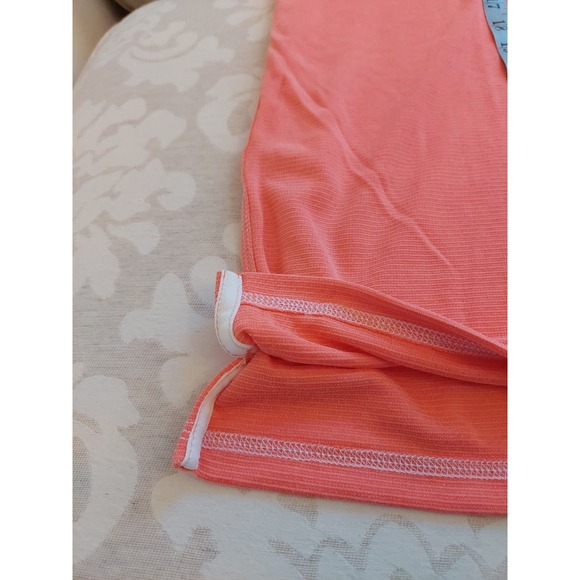 Tommy Bahama Men's Logo Polo Shirt Knit Tencel Blend Melon Size Large - New! - Picture 10 of 11